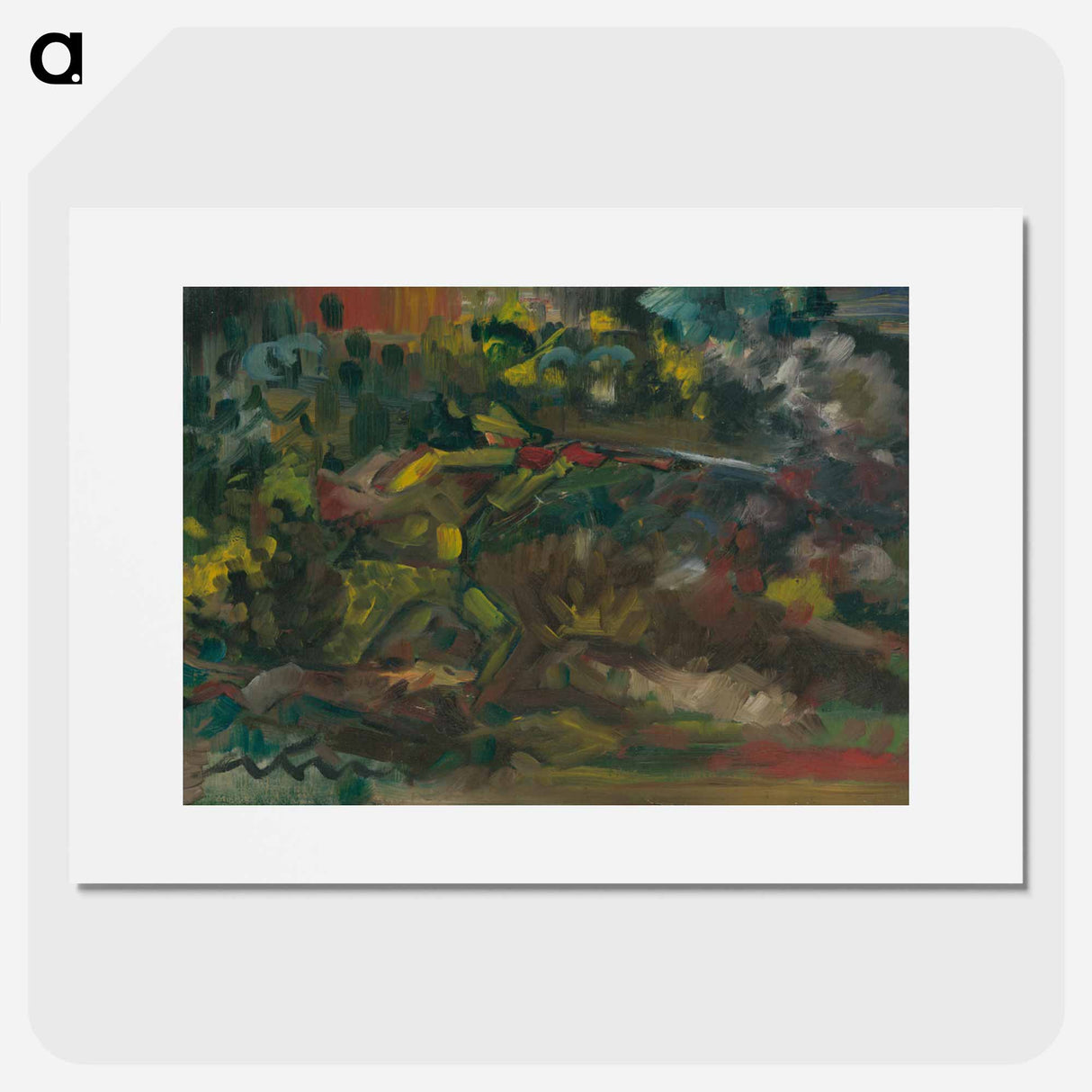 Hunter shooting - アーノルド ピーター ワイズ クビンチャン Poster.