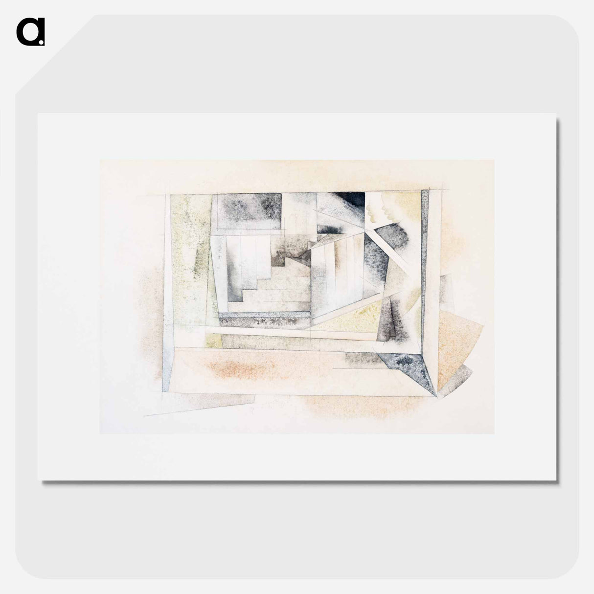 Bermuda: Stairway - Charles Demuth Poster.