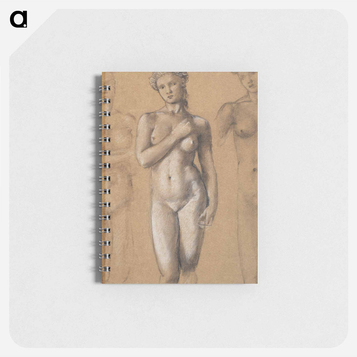 アートメモ帳-Female Nude: Three Studies, possibly for Venus - エドワード バーン ジョーンズ Memo.