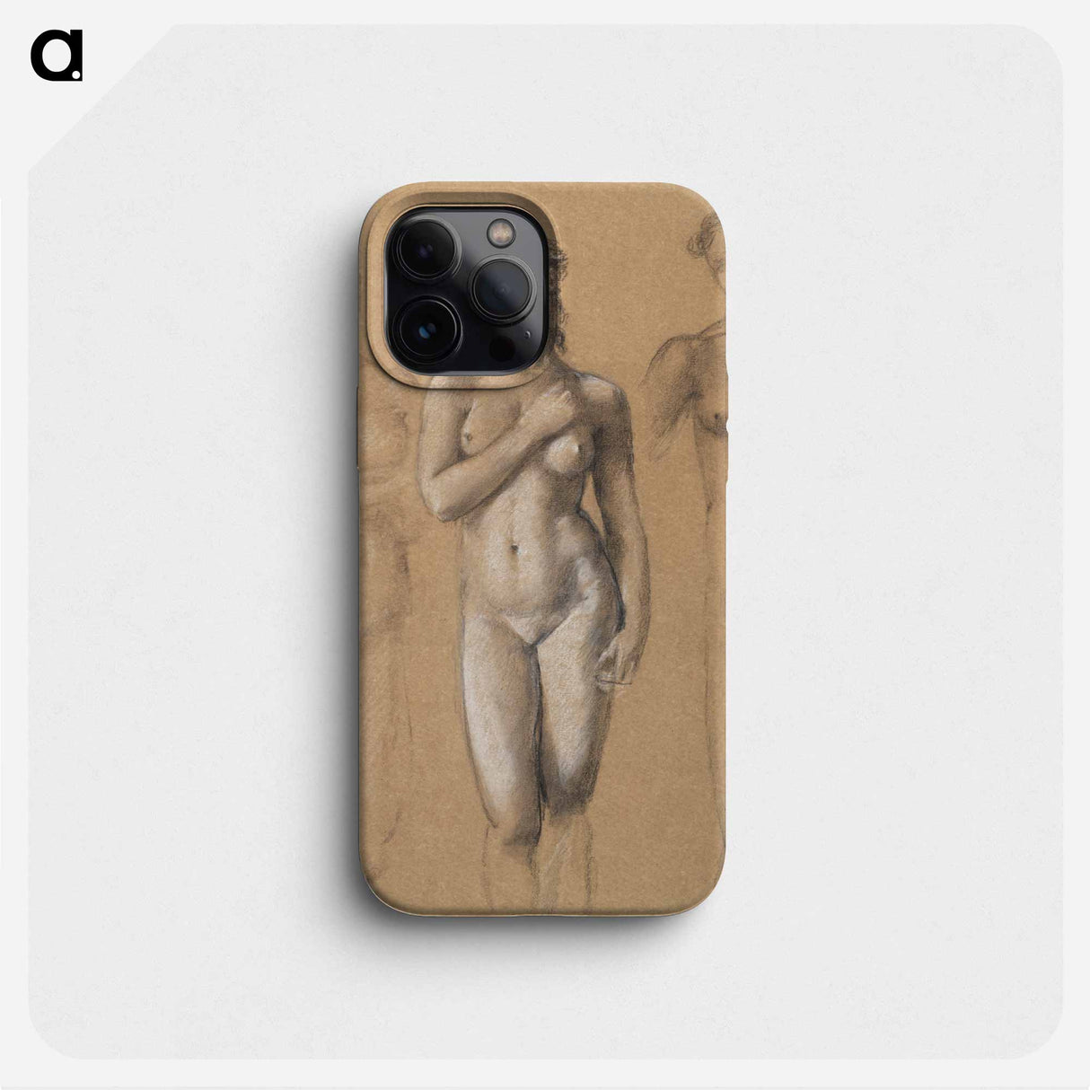 Female Nude: Three Studies, possibly for Venus - エドワード バーン ジョーンズ Phone Case.