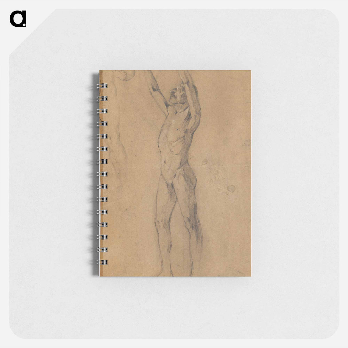 Study sheet male nudes by Egon Schiele - エゴン シーレ Memo.
