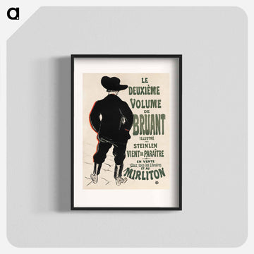 The Second Volume by Bruant - Henri de Toulouse-Lautrec Poster.