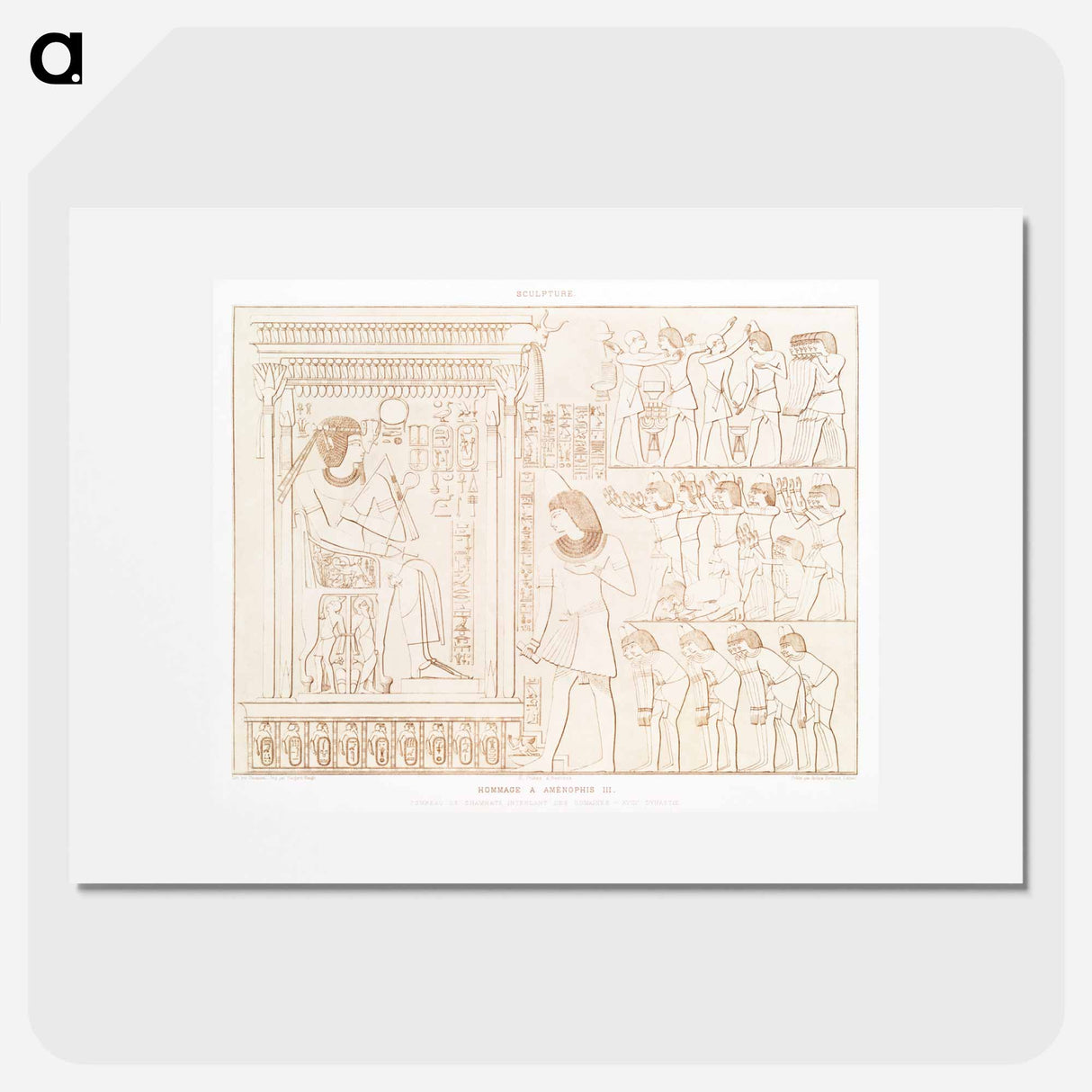 アートポスター-Amenhotep III
- エジプト美術史 Poster.