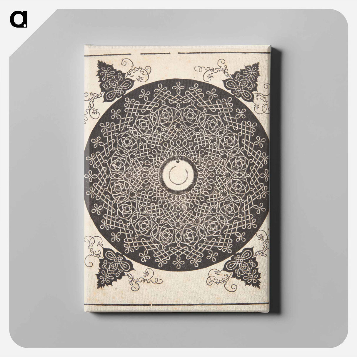 Knob with white medallion - アルブレヒト デューラー Canvas.