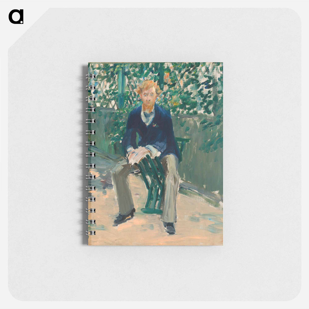 George Moore in the Artist's Garden - エドゥアール マネ Memo.