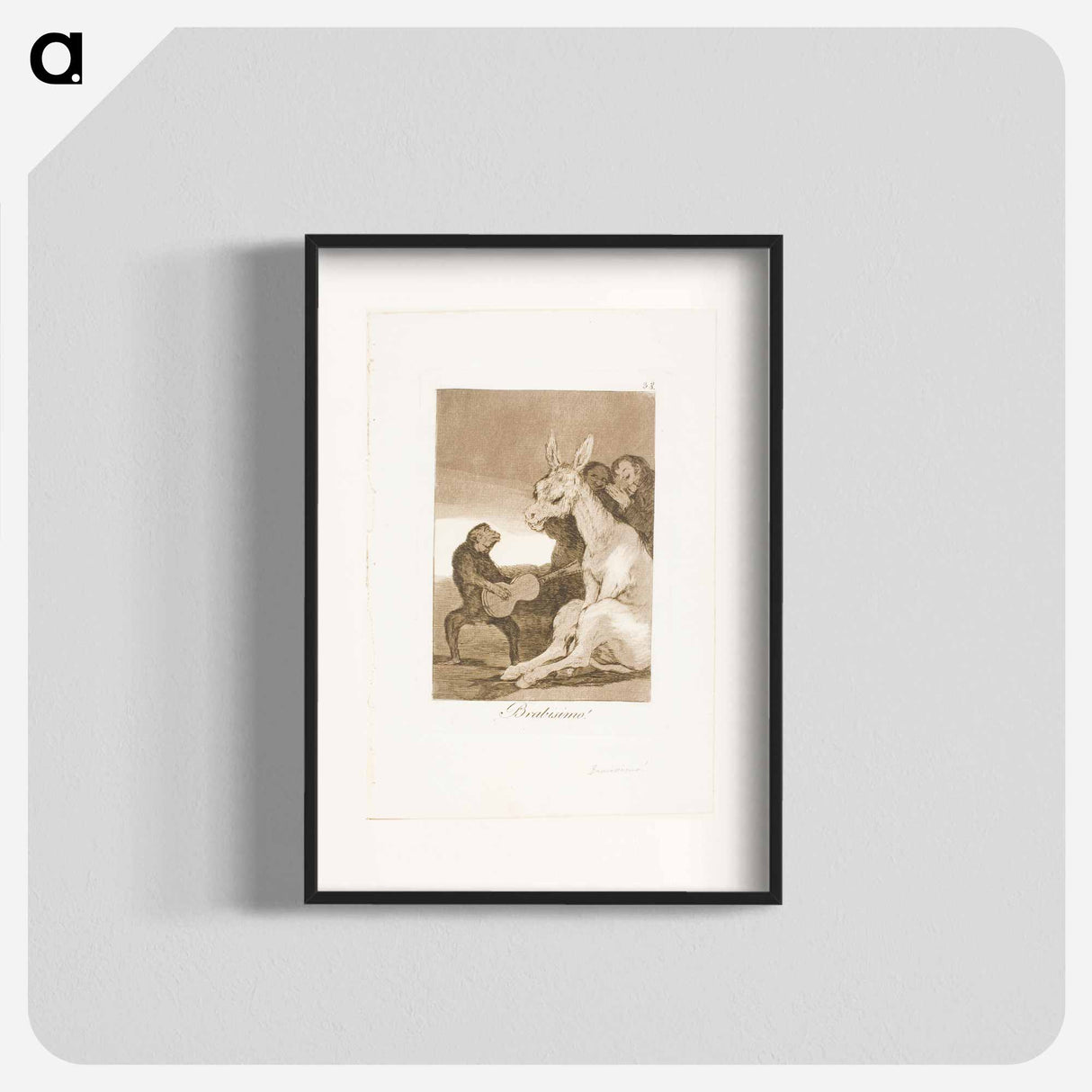 Bravo! - Francisco de Goya Poster.