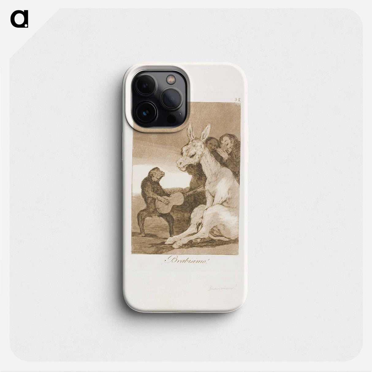 Bravo! - Francisco de Goya Phone Case.