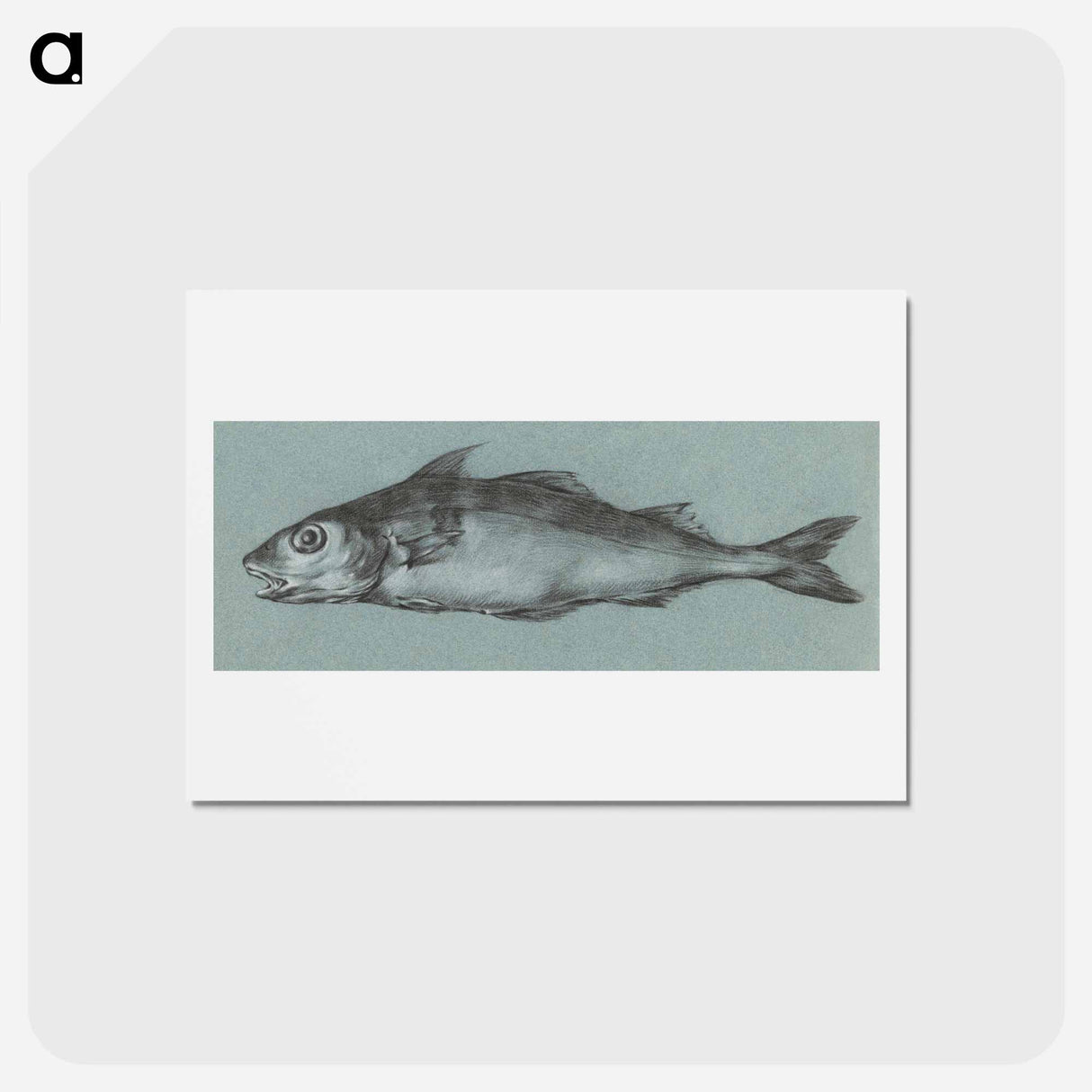 アートポストカード-Fish - ジャン ベルナール Postcard.