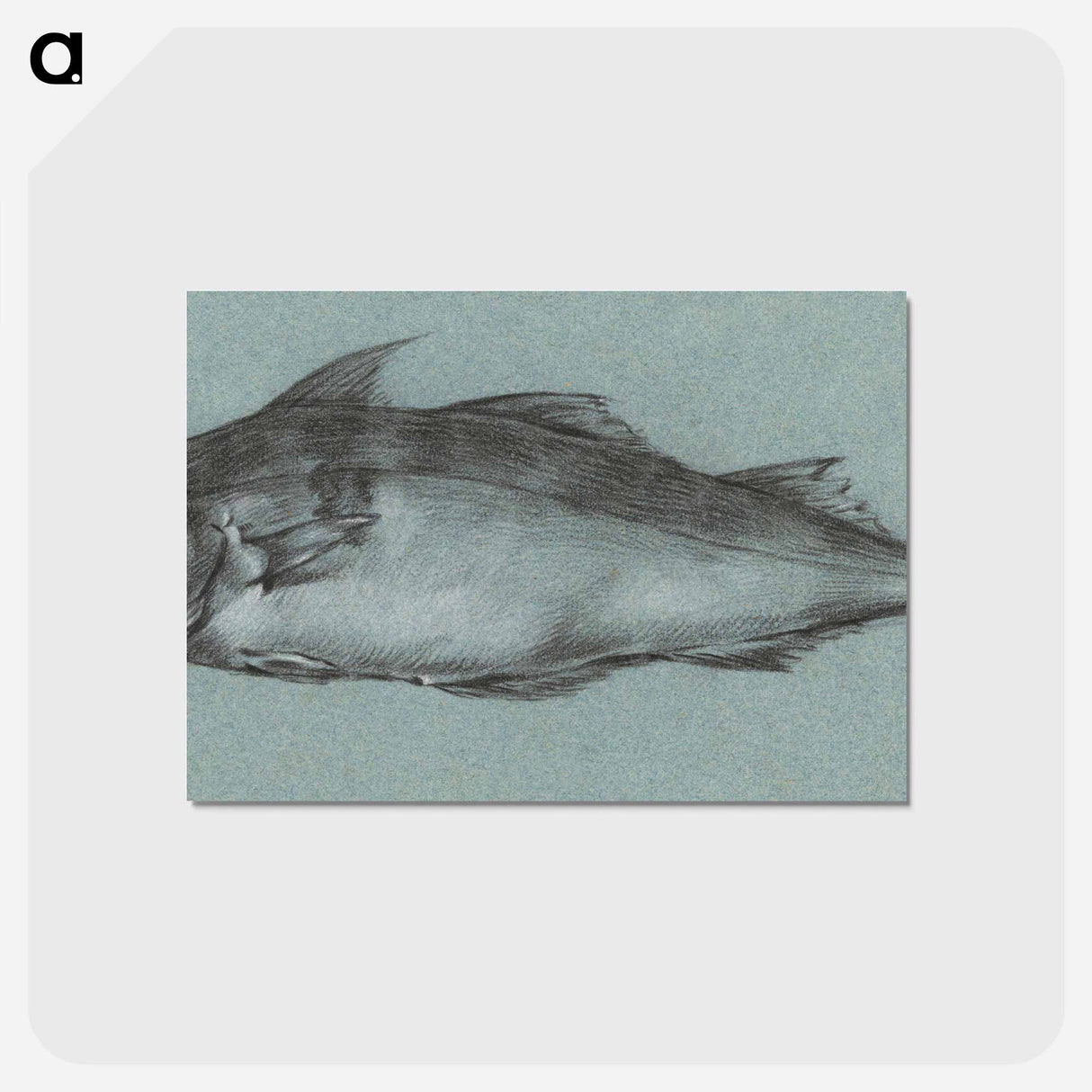 アートポストカード-Fish - ジャン ベルナール Postcard.