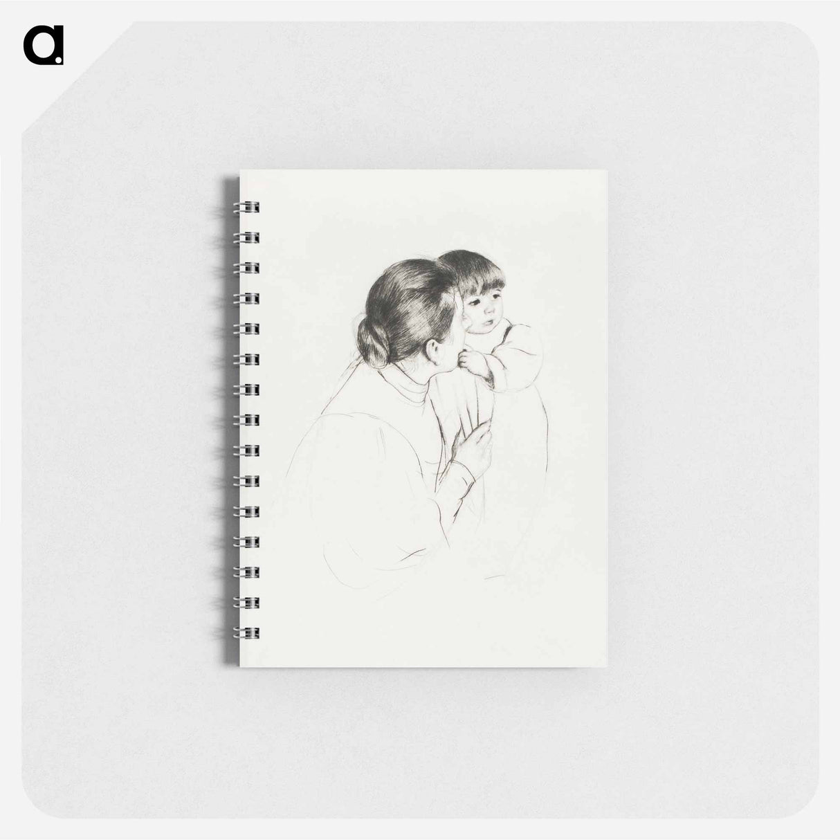 Peasant Mother and Child - メアリー カサット Memo.