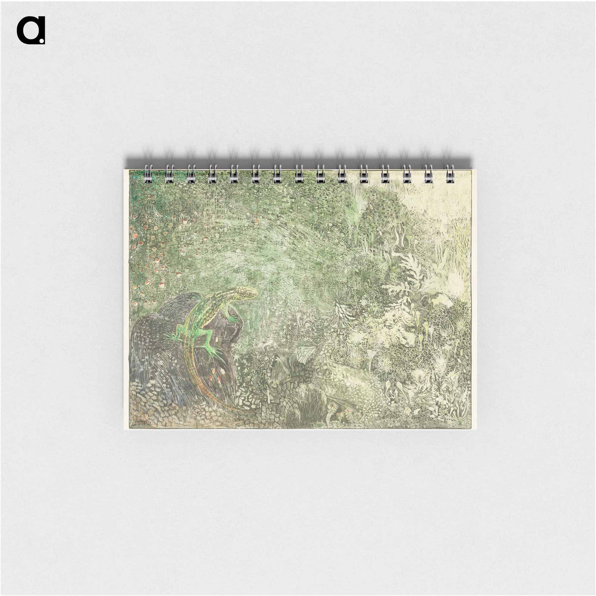 Hagedis op een steen - テオ ヴァン ホイテマ Memo.