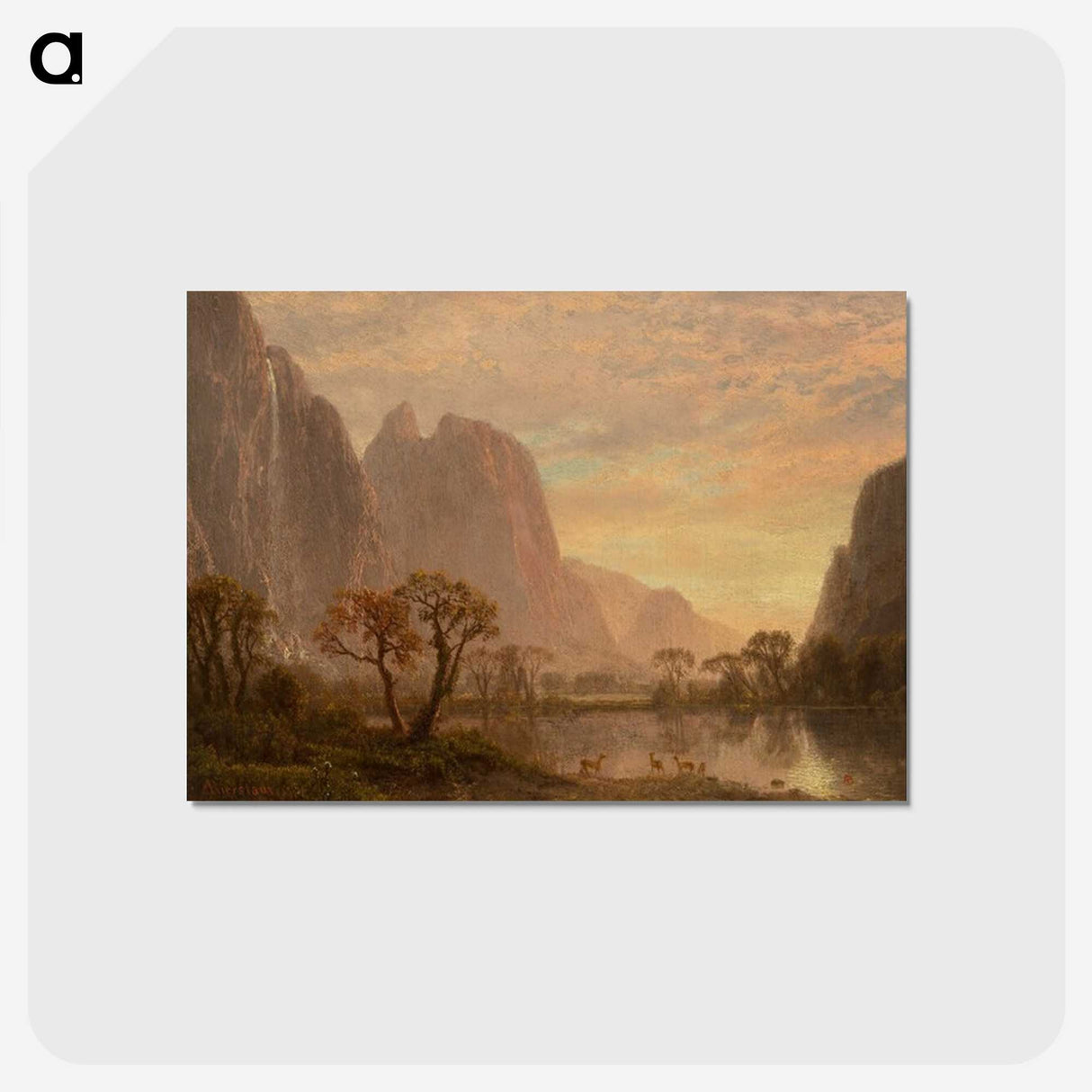 1-83_Albert-Bierstadt_postcard