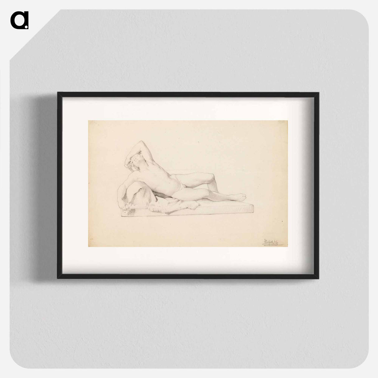 Sergel's faun - アルバート エーデルフェルト Poster.