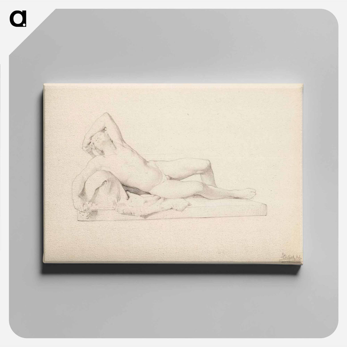 Sergel's faun - アルバート エーデルフェルト Canvas.