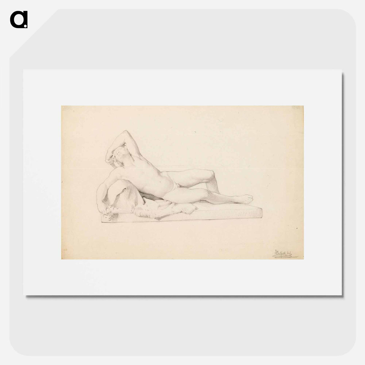 Sergel's faun - アルバート エーデルフェルト Poster.