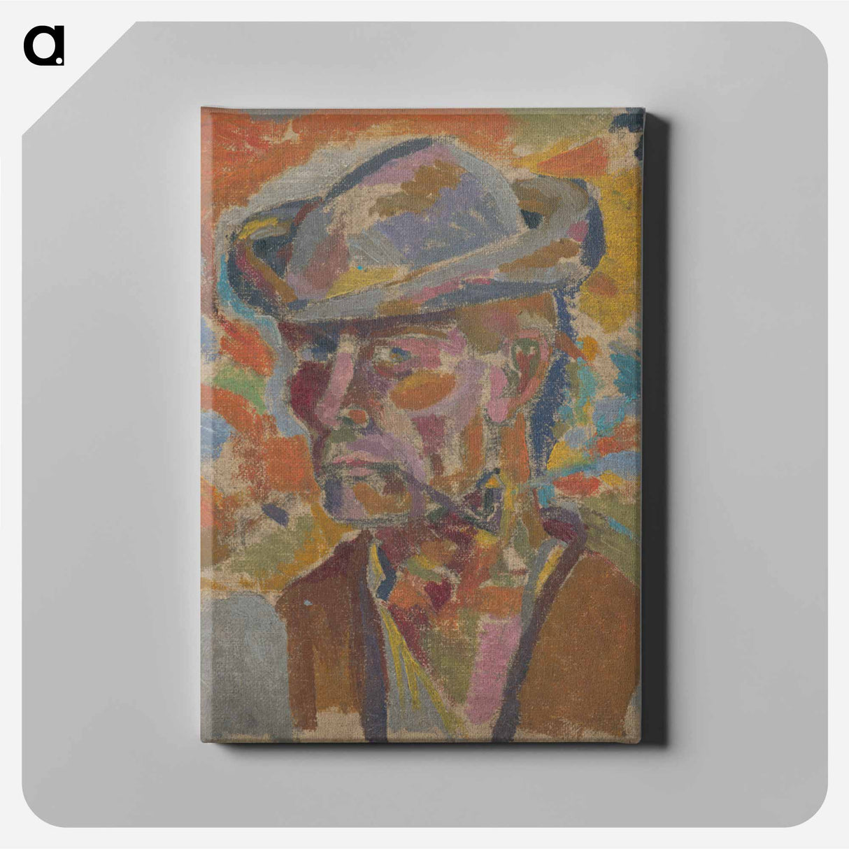 アートパネル-A man's head - アーノルド ピーター ワイズ クビンチャン Canvas.