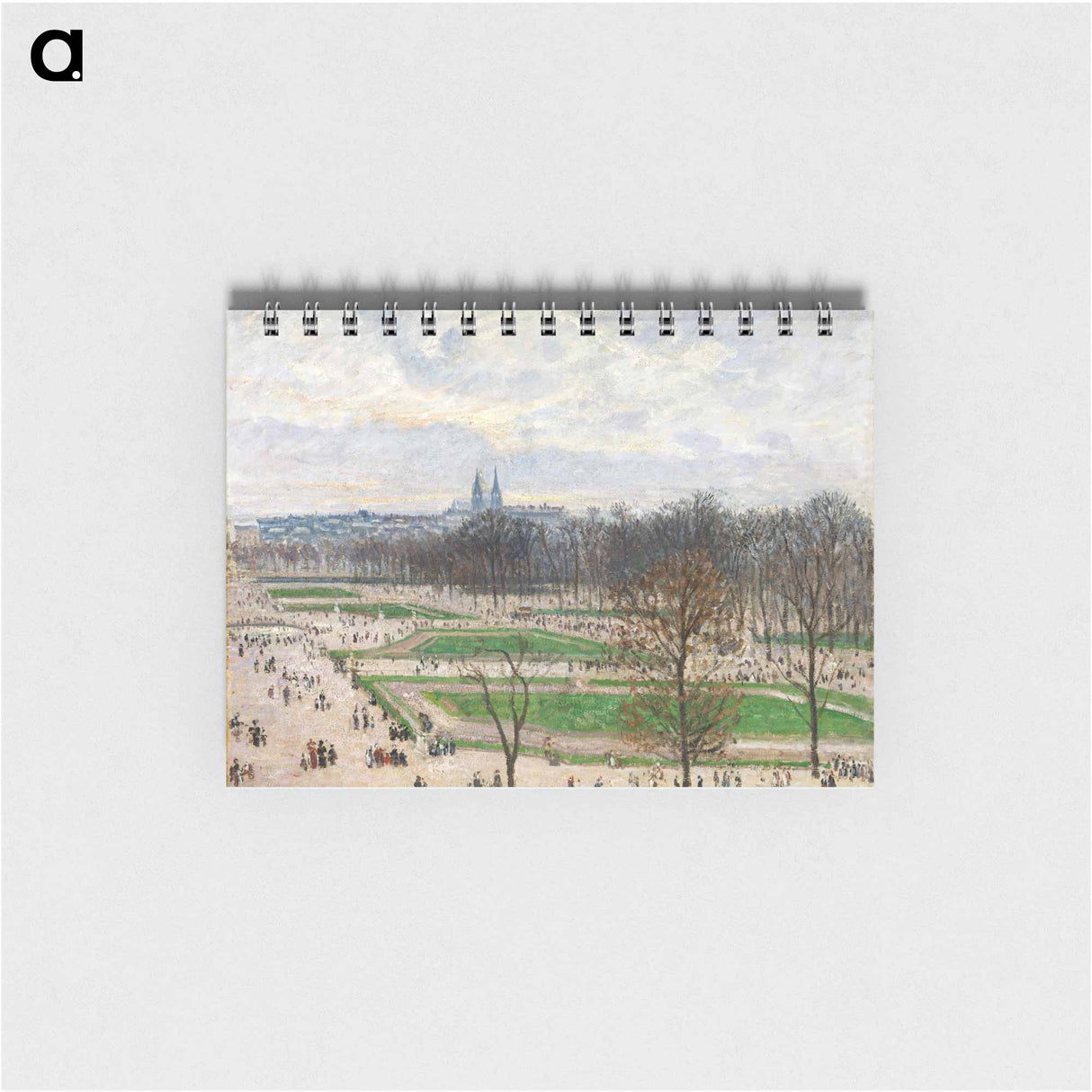 The Garden of the Tuileries on a Winter Afternoon - カミーユ ピサロ Memo.
