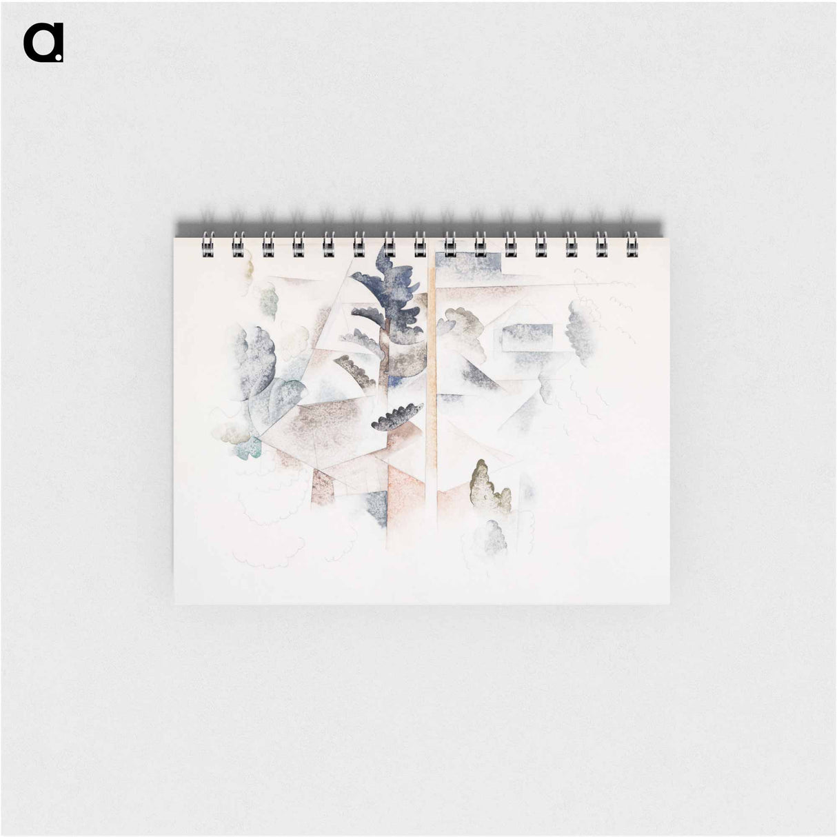 アートメモ帳-Bermuda: Trees and Architecture - チャールズ デムス Memo.