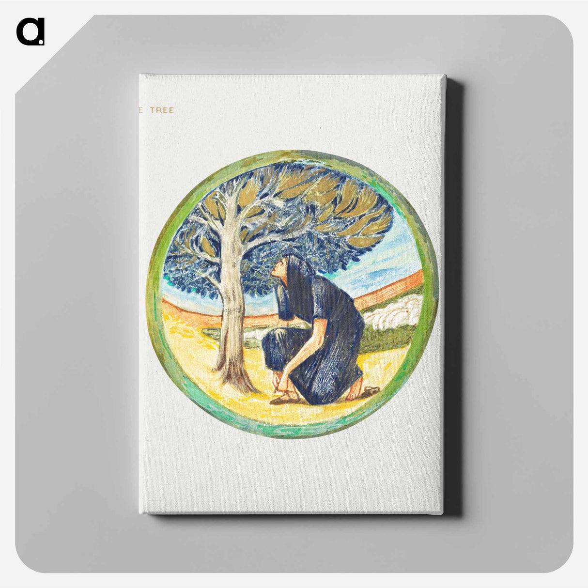 Fire Tree from The Flower Book - エドワード バーン ジョーンズ Canvas.