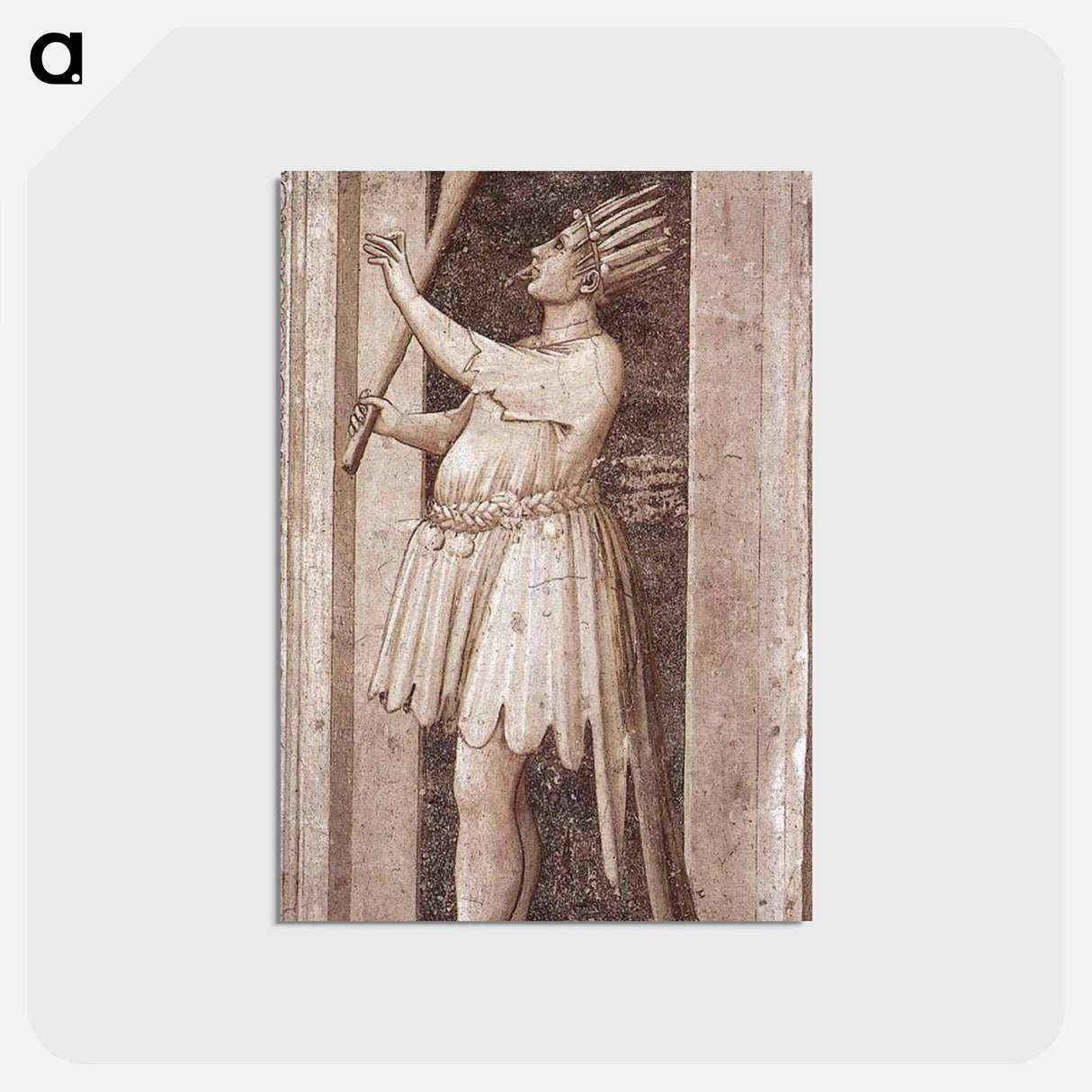 Foolishness - ジョット ディ ボンドーネ Postcard.