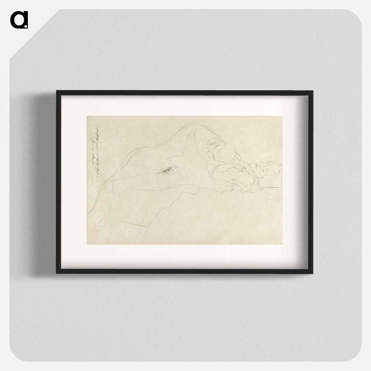 The Lovers - Gustav Klimt Poster.