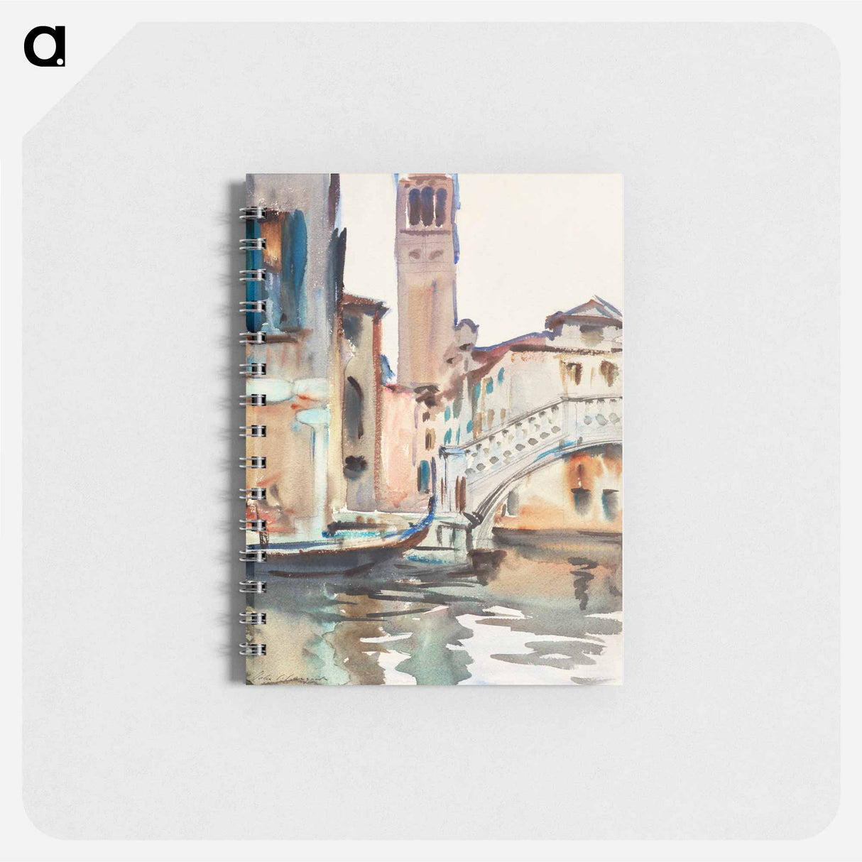 アートメモ帳-A Bridge and Campanile, Venice - ジョン シンガー サージェント Memo.