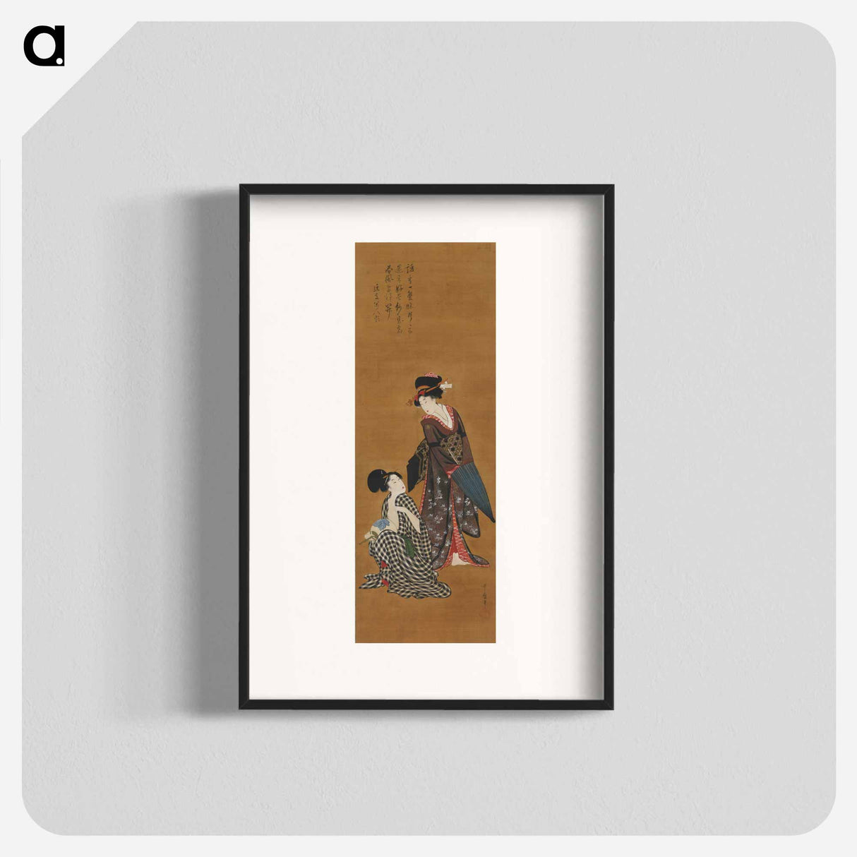 アートポスター-Two Beauties - 喜多川 歌麿 Poster.