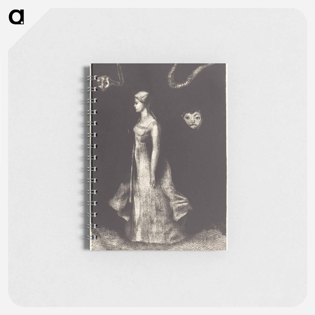 Hantise (Obsession) - オディロン ルドン Memo.