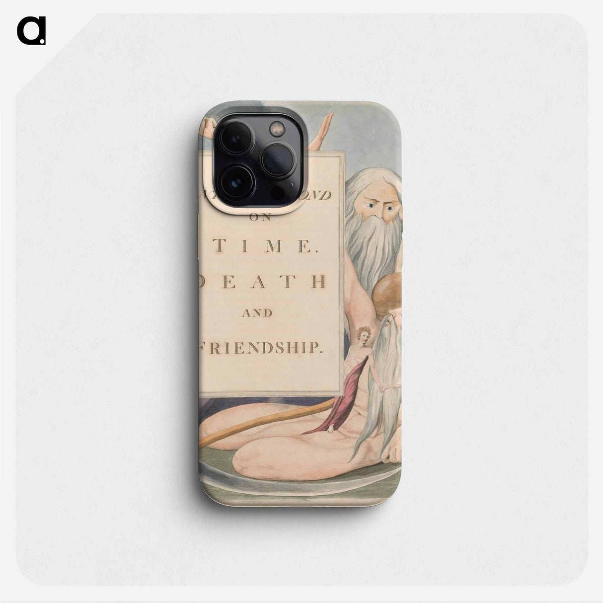 Young's Night Thoughts, Page 17, "Night the Second, on Time, Death and Friendship" - William Blake Phone Case.