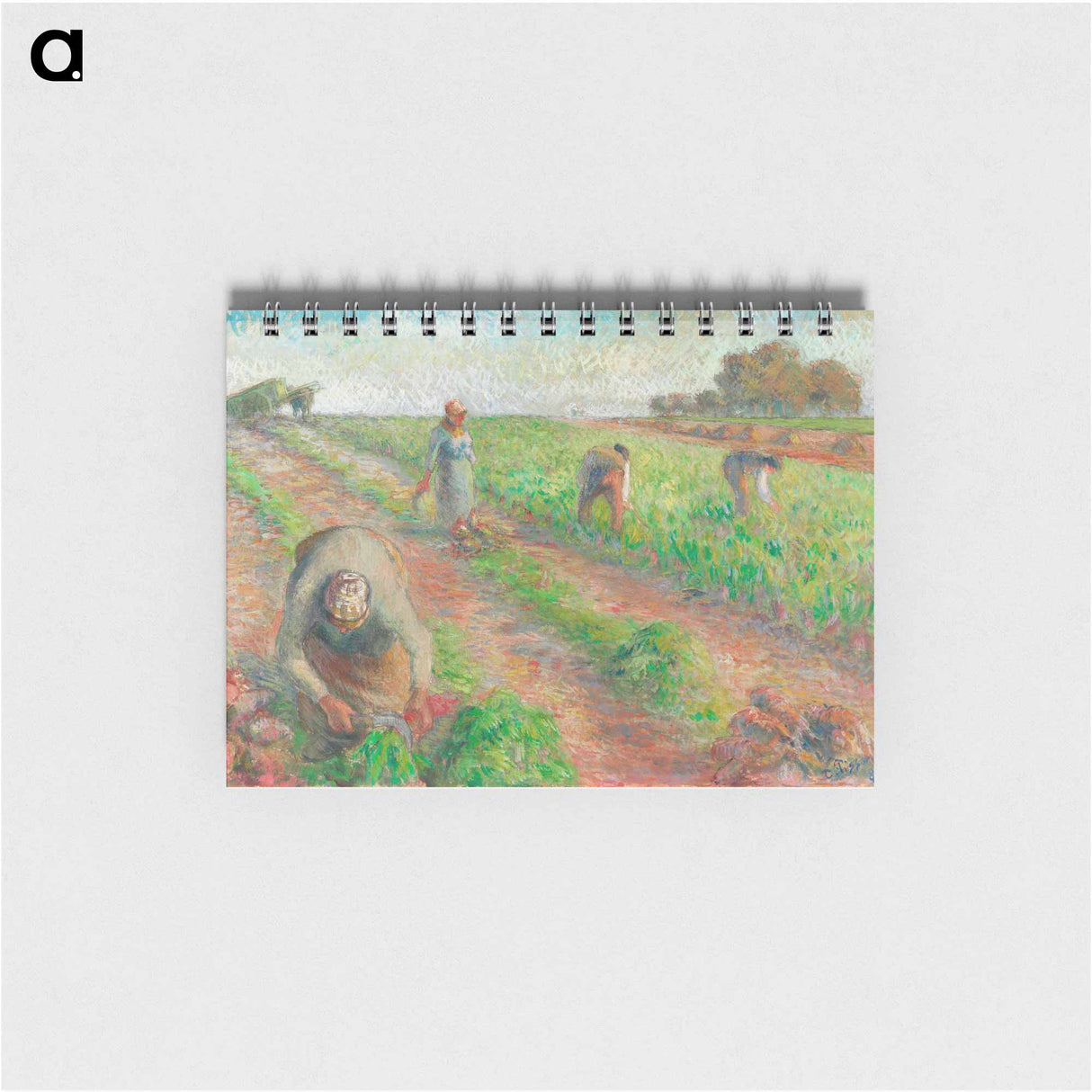 The Beet Harvest - カミーユ ピサロ Memo.