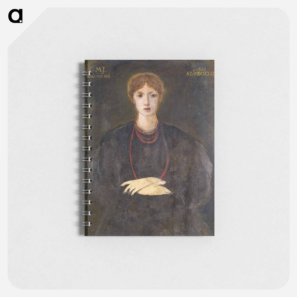 アートメモ帳-Portrait of Georgiana Burne-Jones - エドワード バーン ジョーンズ Memo.