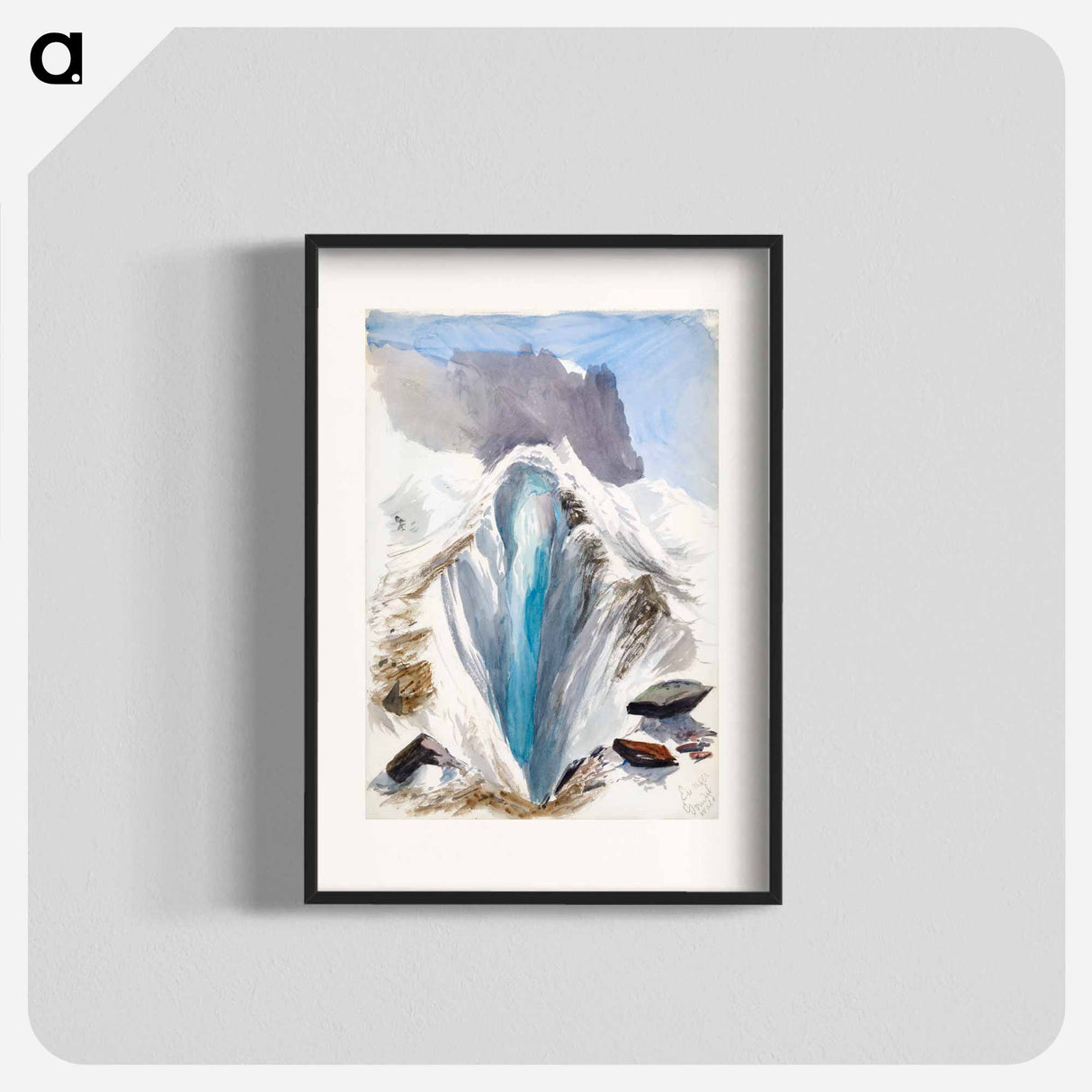 Eismeer, Grindelwald - ジョン シンガー サージェント Poster.