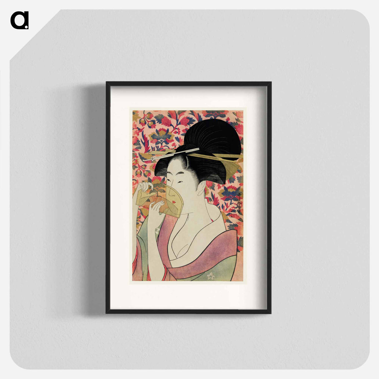 Kushi - 喜多川 歌麿 Poster.