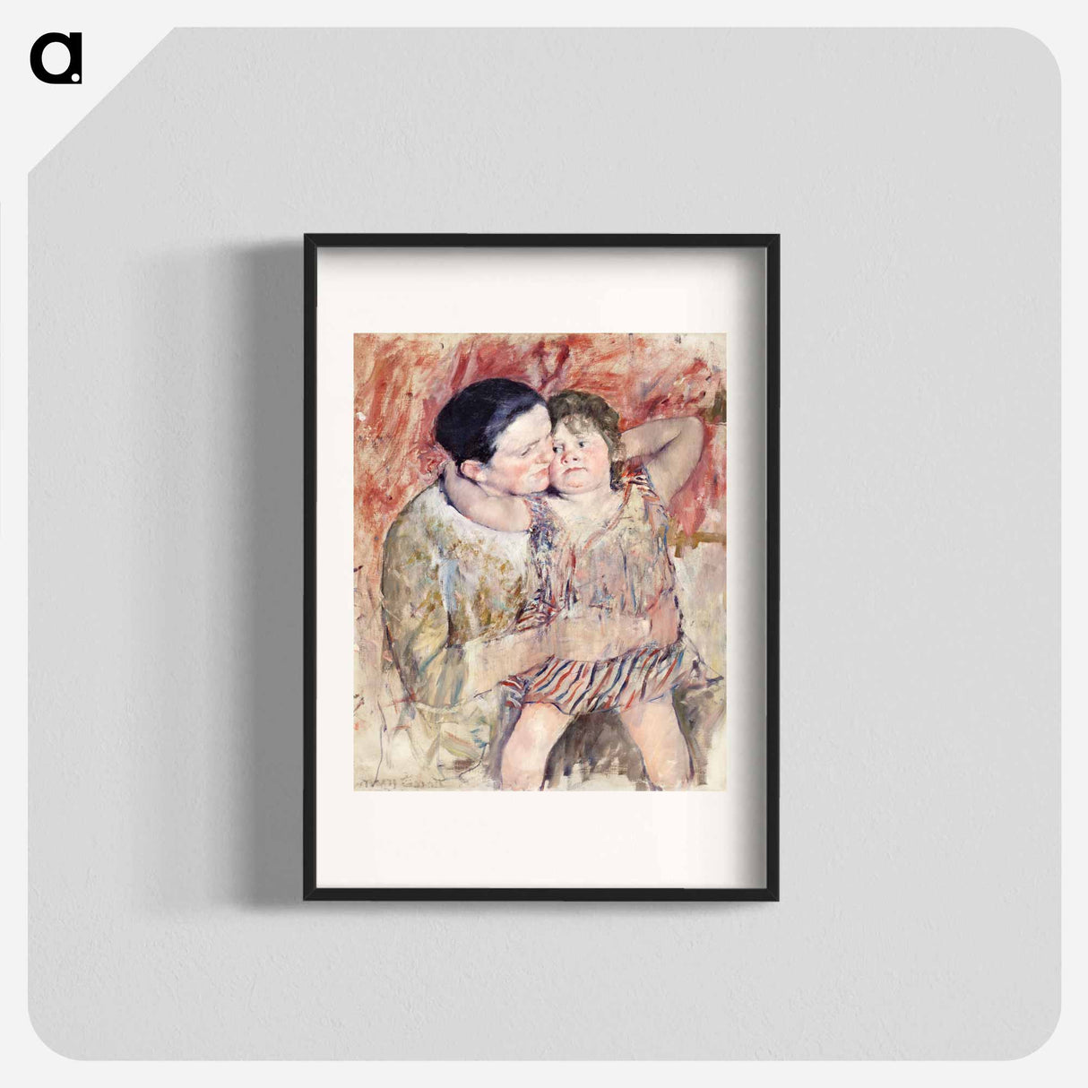 Woman and Child - Mary Cassatt Poster.