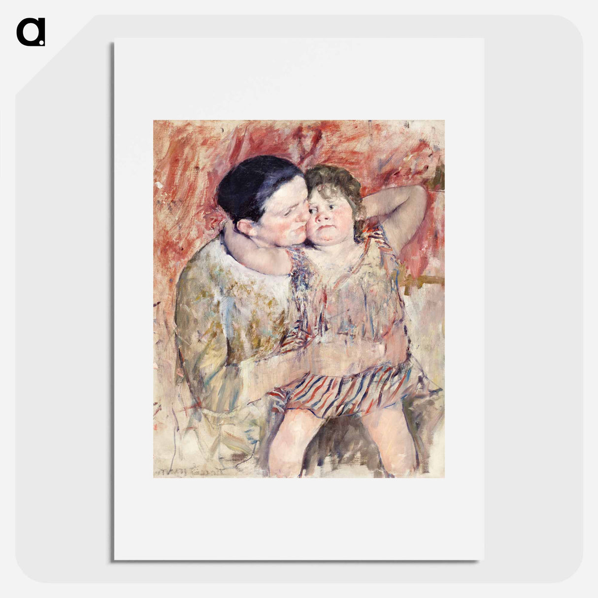Woman and Child - Mary Cassatt Poster.