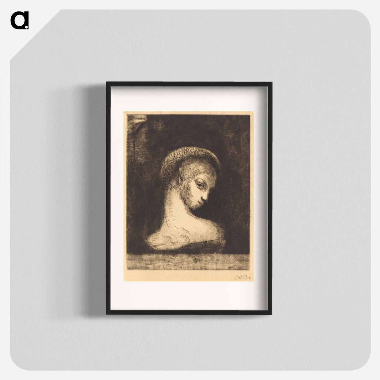 Perversite - オディロン ルドン Poster.