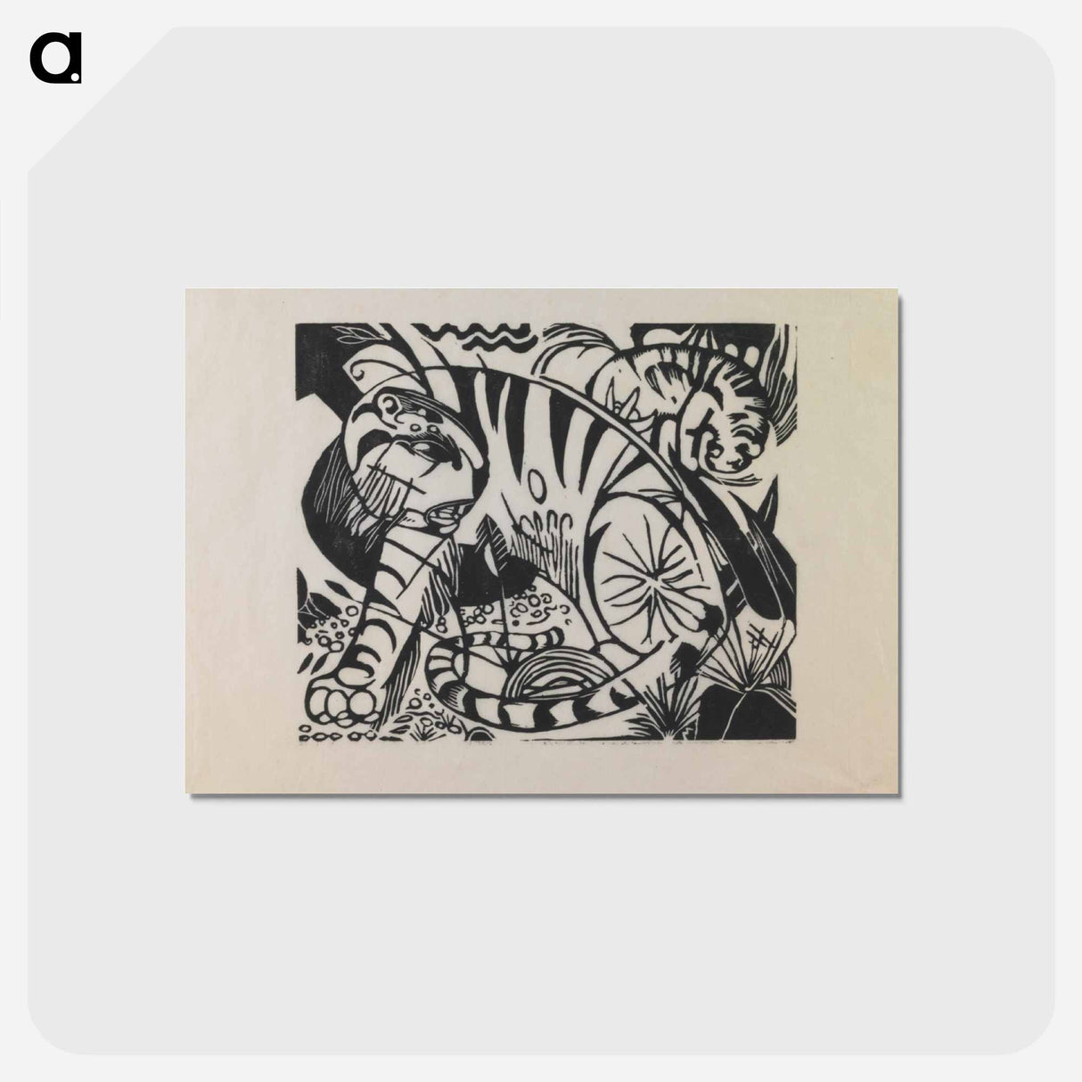 アートポストカード-Tiger
- セントルイス美術館 Postcard.