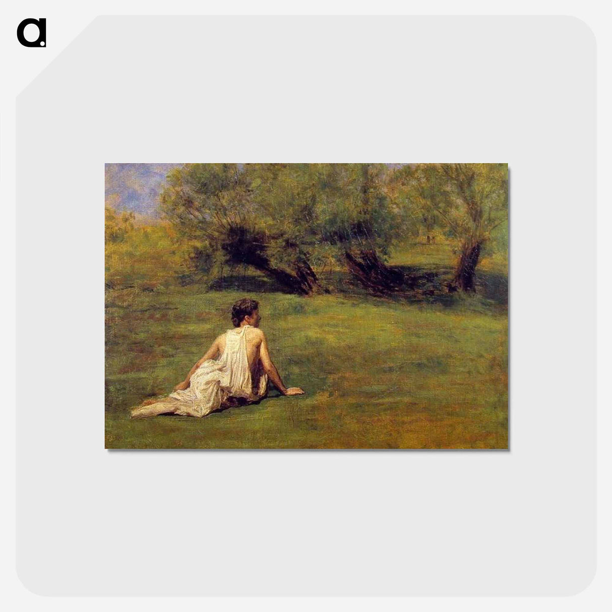 アートポストカード-An Arcadian - トーマス エイキンズ Postcard.
