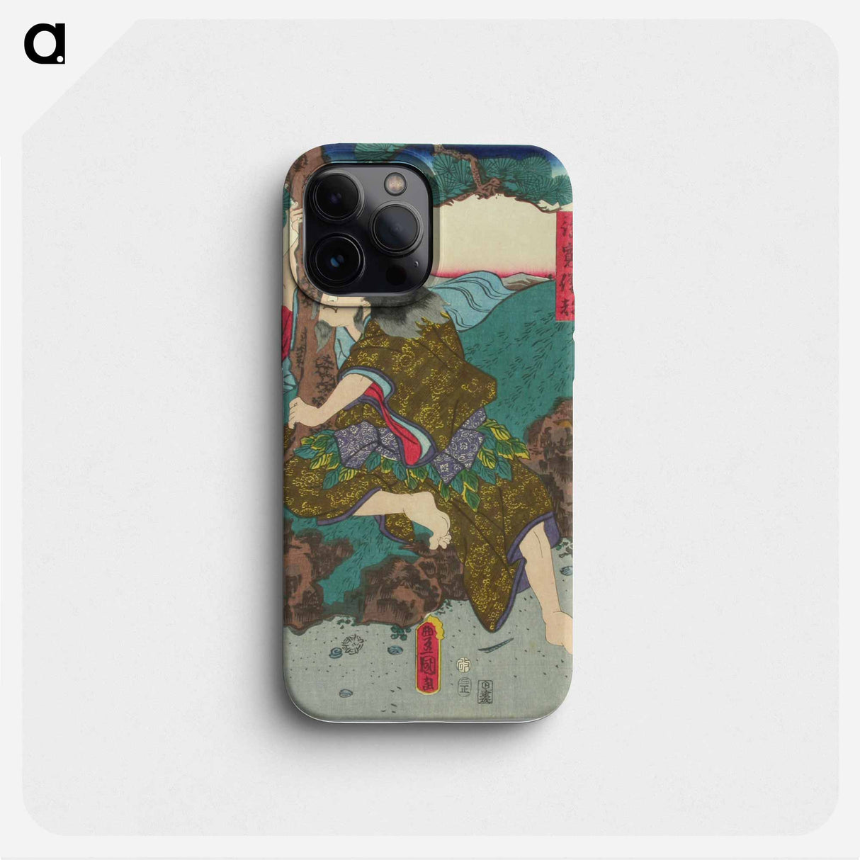 Actor Ichikawa Danzo V as Heike Nyogo ga Shima from the Play Tairan Suvun Naistensaari
- 歌川 国貞 Phone Case.