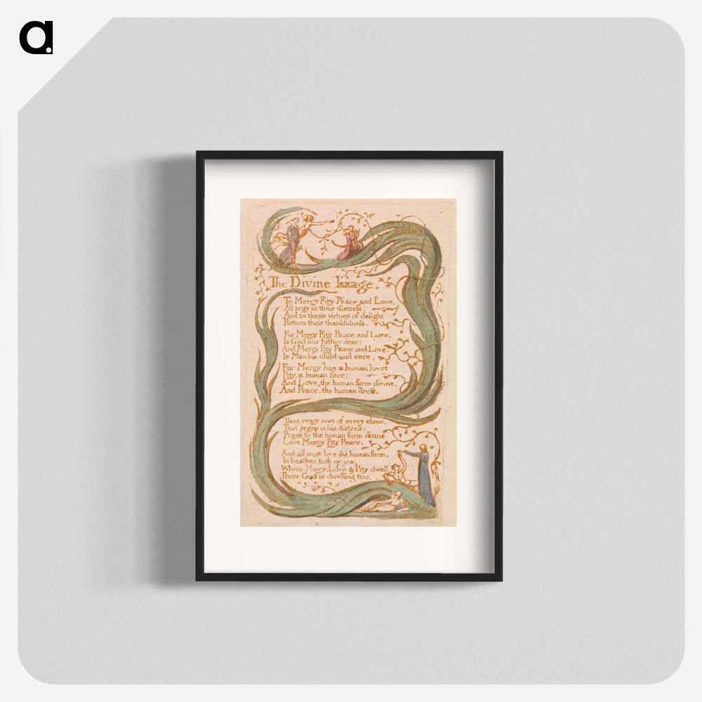 The Divine Image - William Blake Poster.