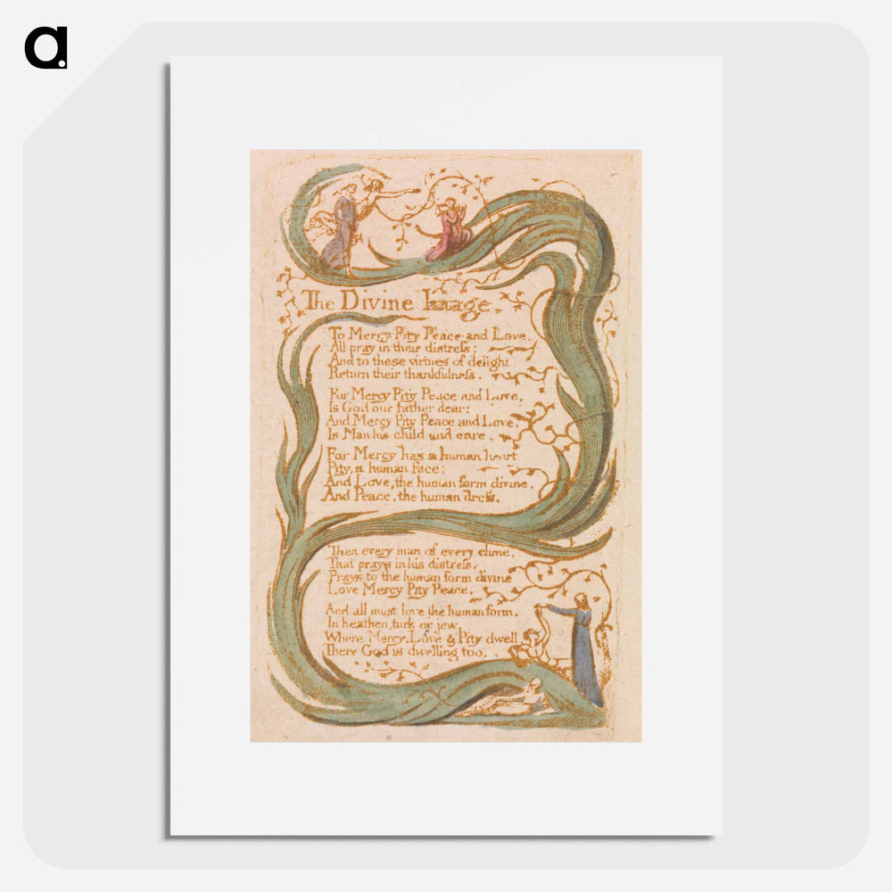 The Divine Image - William Blake Poster.