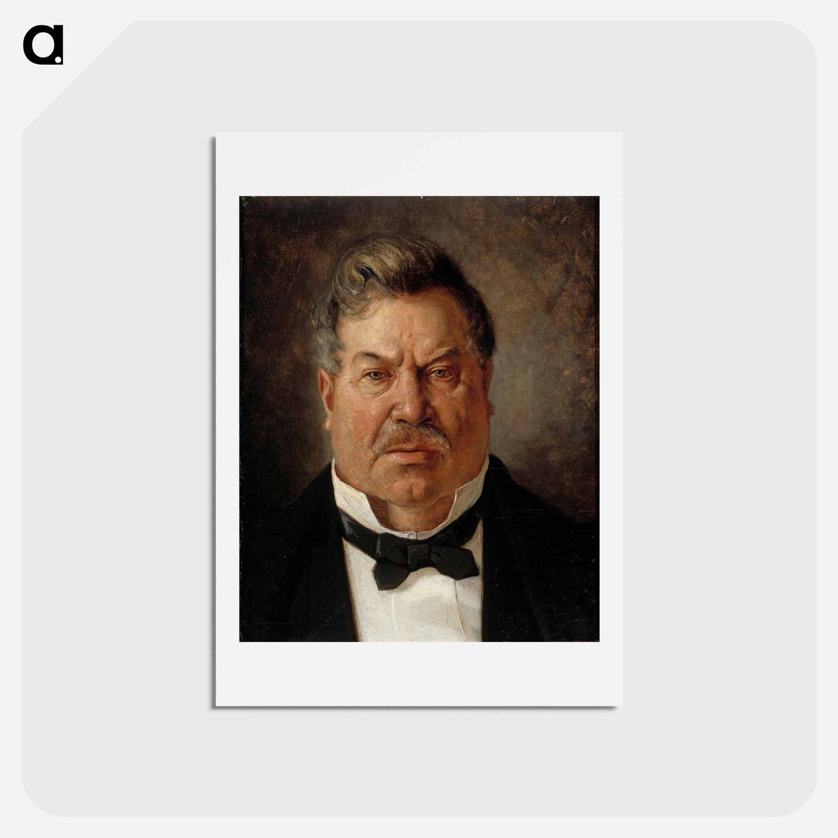 Portrait of August Streng - アルバート エーデルフェルト Postcard.