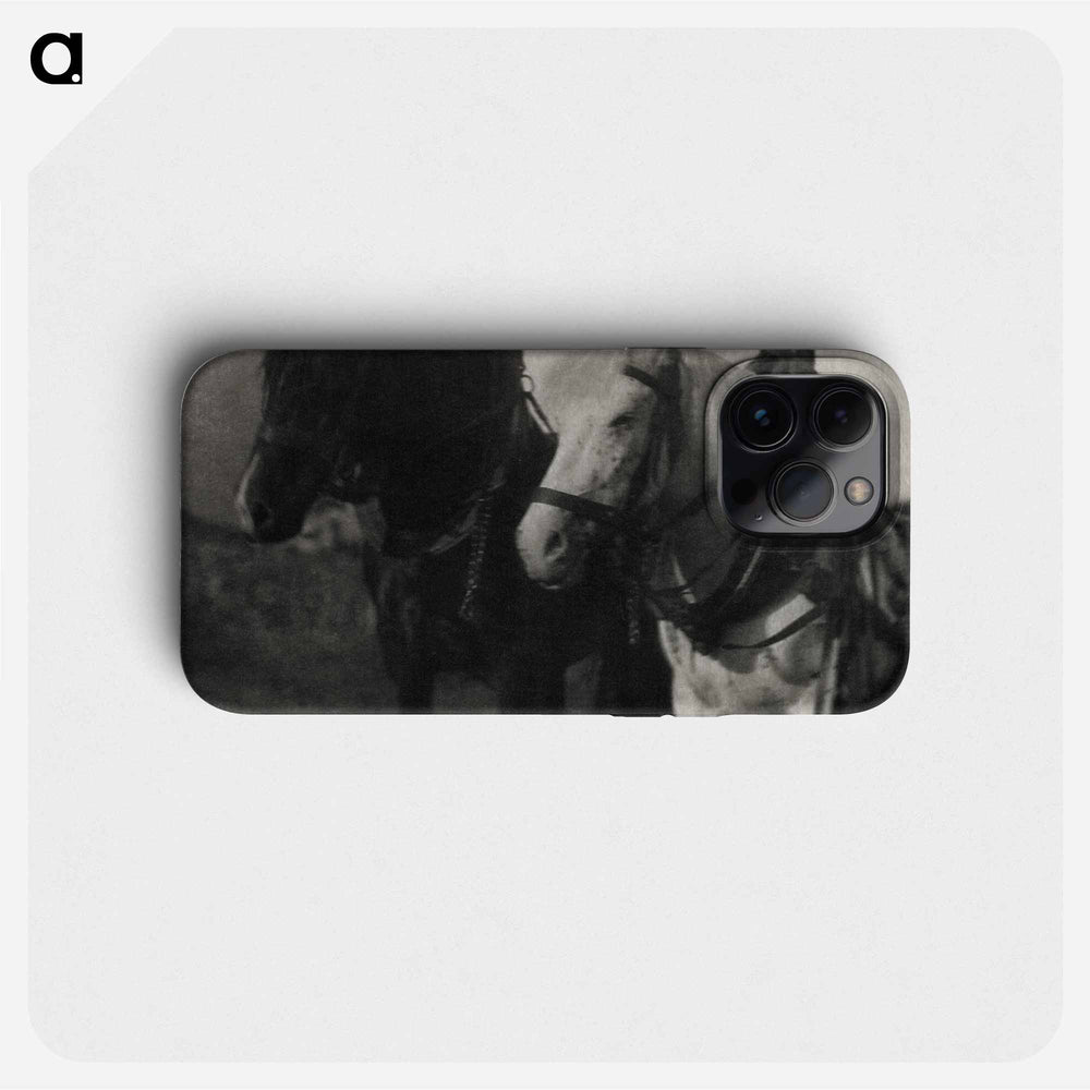 Horses during 20th century photo - アルフレッド スティーグリッツ Phone Case.