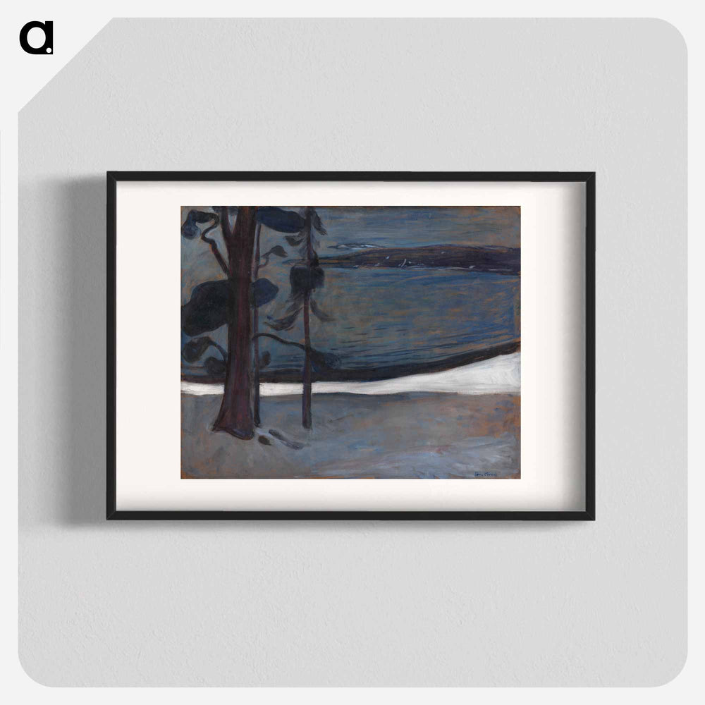 Winter at Nordstrand - Edvard Munch Poster.