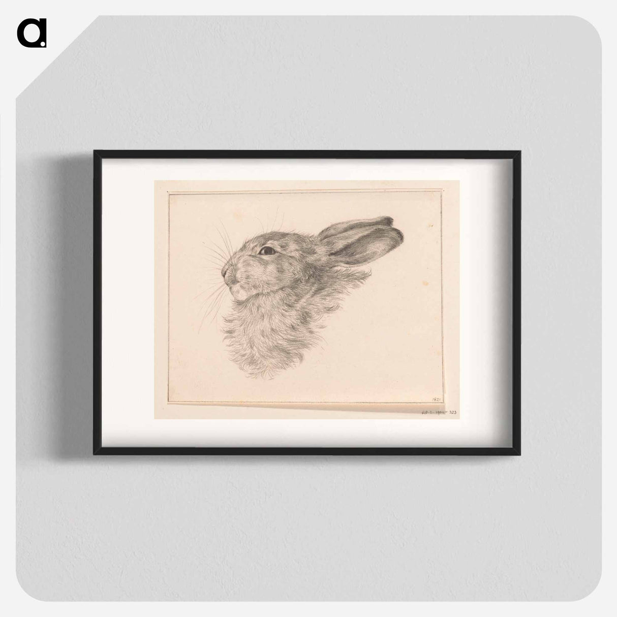 Kop van een konijn - ジャン ベルナール Poster.