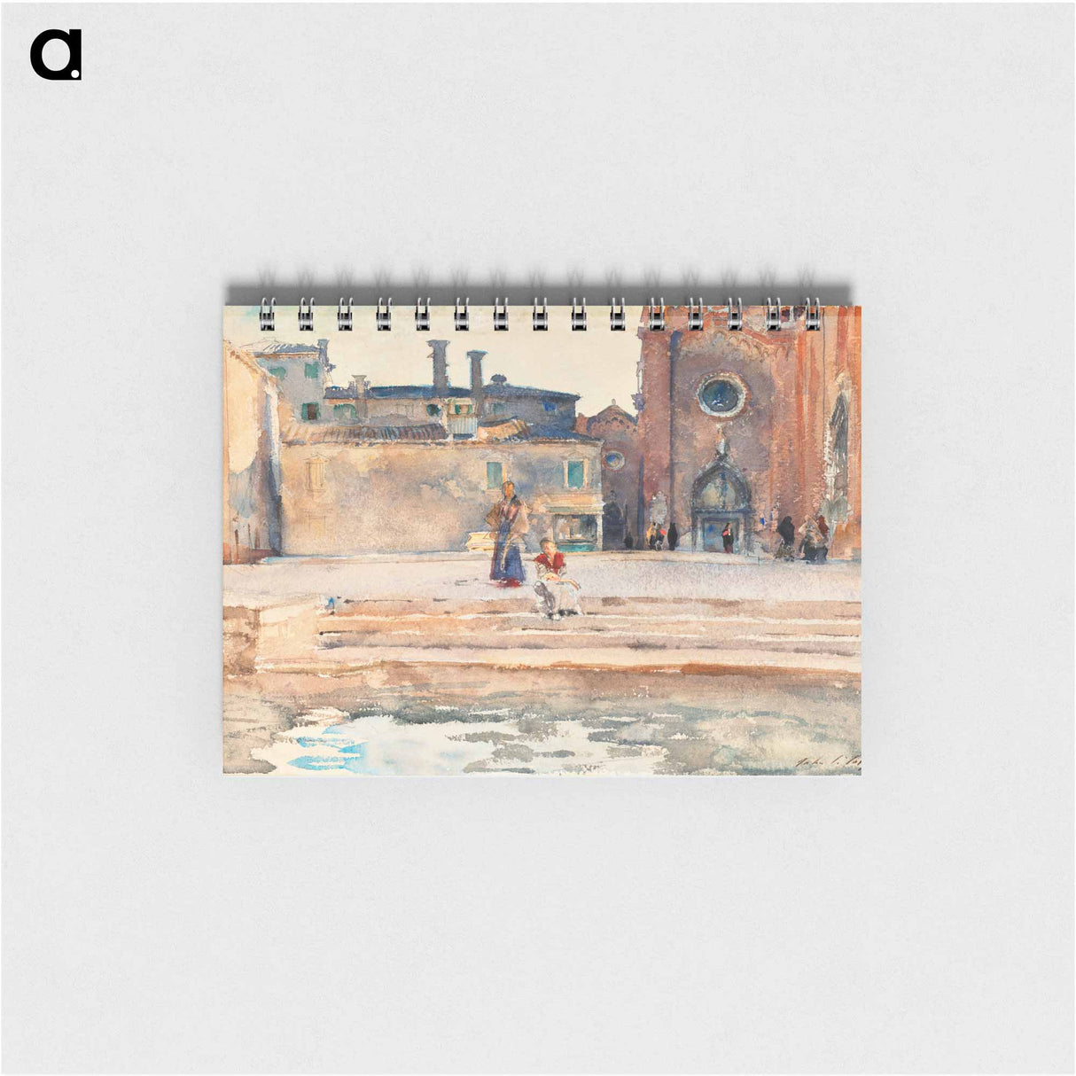 アートメモ帳-Campo dei Frari, Venice - ジョン シンガー サージェント Memo.