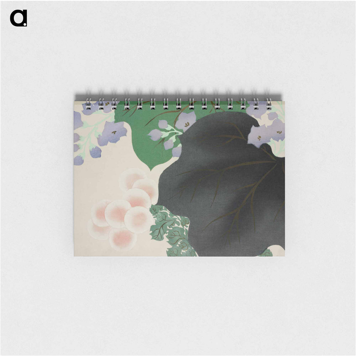 Flowers and leaves from Momoyogusa–Flowers of a Hundred Generations by Kamisaka Sekka - 神坂 雪佳 Memo.