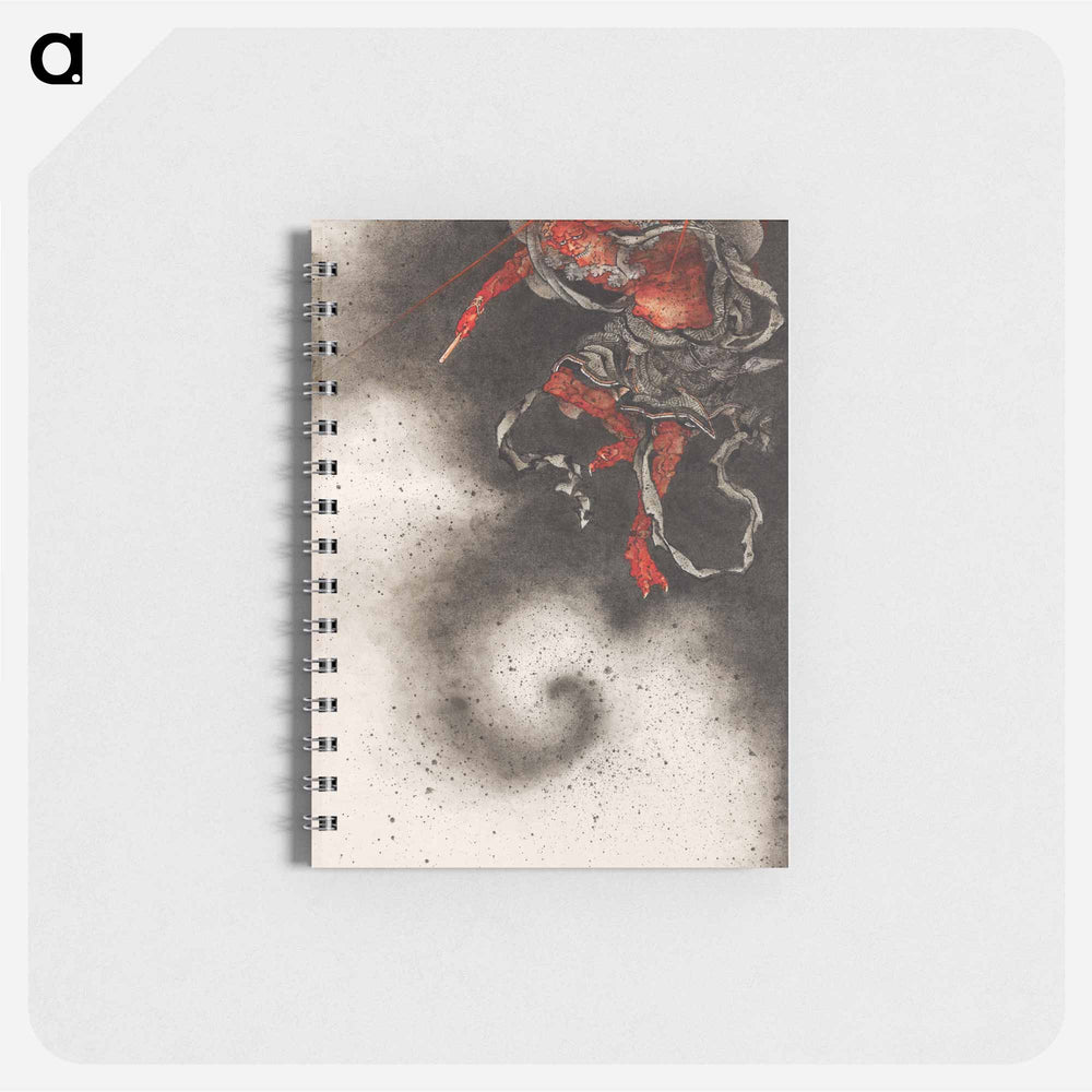 Thunder god - 葛飾 北斎 Memo.