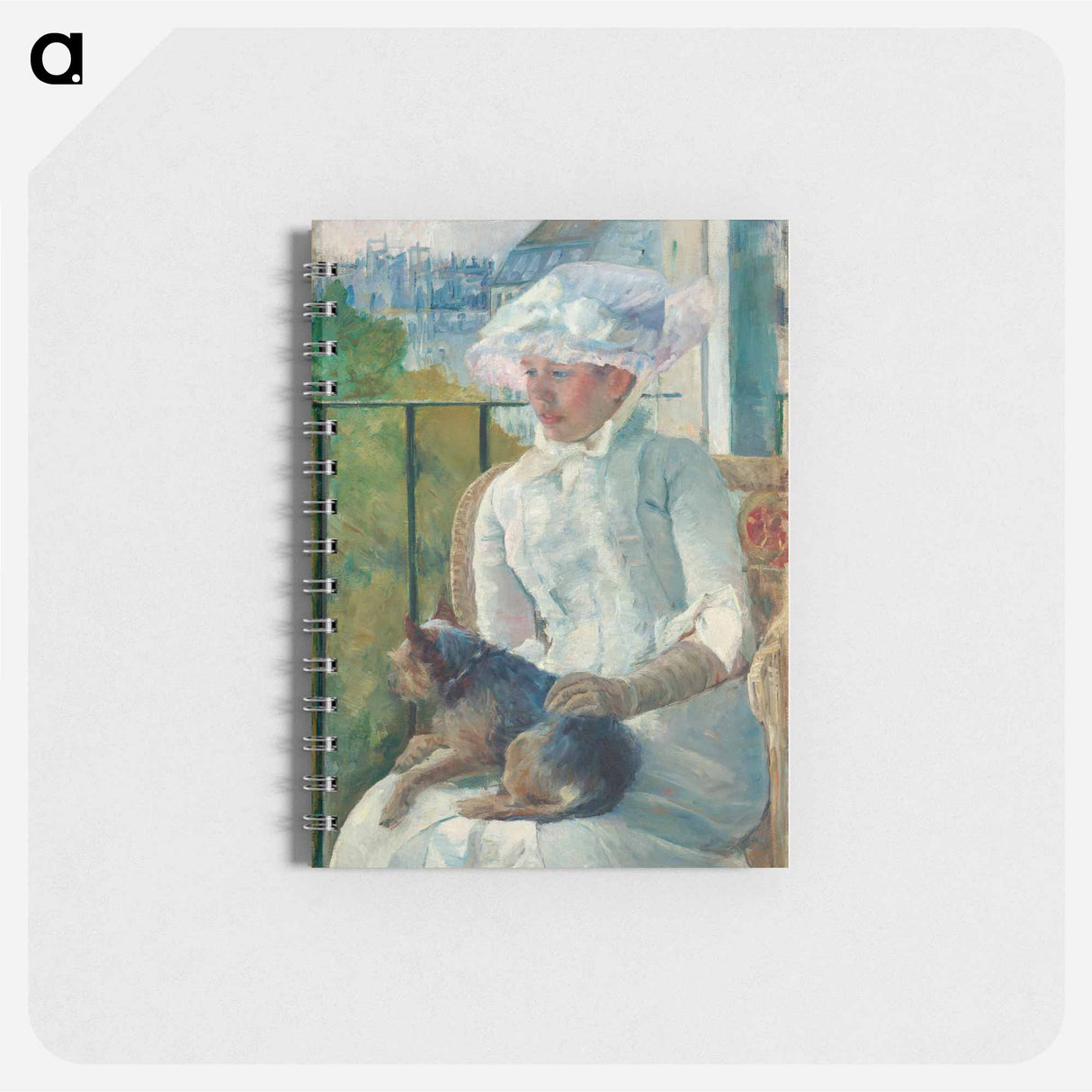 Young Girl at a Window - メアリー カサット Memo.