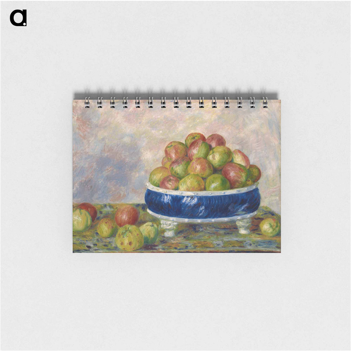 Apples in a Dish - ピエール オーギュスト ルノワール Memo.